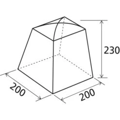 Cucinotto Brunner Chef II Outdoor 200X200 9 Cucinotto Brunner Chef II Outdoor 200X200 -CampeggioTop Italia chef ii outdoor 200 x 200 3