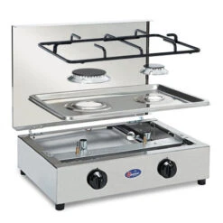 Parker® Fornello A Gas 2F Inox 8 Parker® Fornello A Gas 2F Inox -CampeggioTop Italia fornello a gas inox 200 2