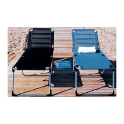 Lettino Amigo H.40 Fiam -CampeggioTop Italia lettino amigo h40 bianco grigio made in italy 1