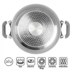 Pentole Brunner Fusion 7+1 Ø 22 -CampeggioTop Italia pentole brunner fusion 71 o 22 chiusura magnetica fondo ceramica antiaderente gas elettrico induzione 5