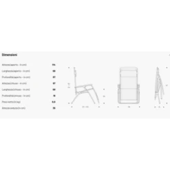 Poltrona Reclinabile LaFuma R Clip Chlorophylle -CampeggioTop Italia sdraio reclinabile r clip ocean 1
