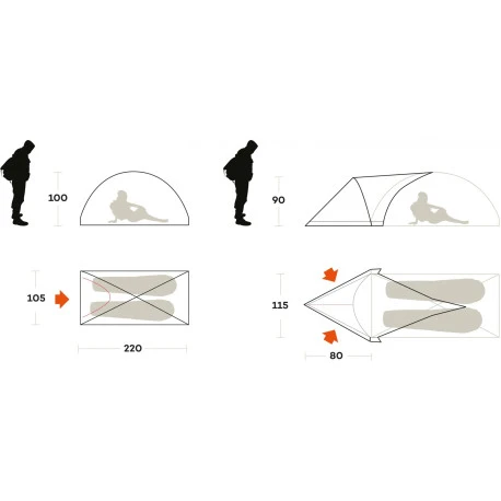 Tenda Ferrino Blizzard 2 5 Tenda Ferrino Blizzard 2 - immagine 3