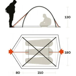 Ferrino Tenda Kalahari 3 -CampeggioTop Italia tenda ferrino kalahari 3 due ingressi areata comoda vacanze mare 3