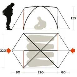 Tenda Ferrino Lhotse 4 -CampeggioTop Italia tenda ferrino lhotse 4 quattro stagioni campo base isolamento termico aereazione comfort robustezza 3