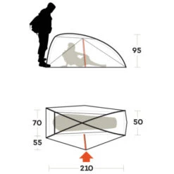 Tenda Ferrino Nemesi 1 PRO -CampeggioTop Italia tenda ferrino nemesi 1 pro leggera intuitiva struttura interna rapido montaggio hiker ciclismo 6